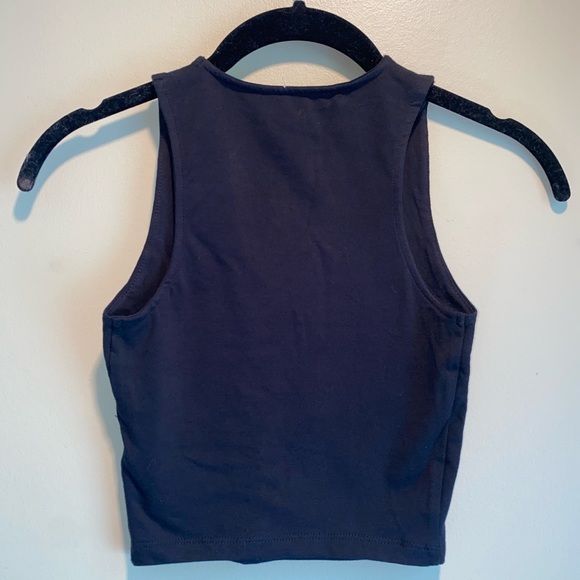 XS Black Halter Basic Top - Picture 4 of 4